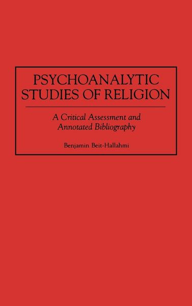 Produktbild: Psychoanalytic Studies of Religion