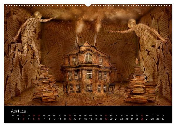 Produktbild: Moderner Surrealismus (Wandkalender 2026 DIN A2 quer), CALVENDO Monatskalender