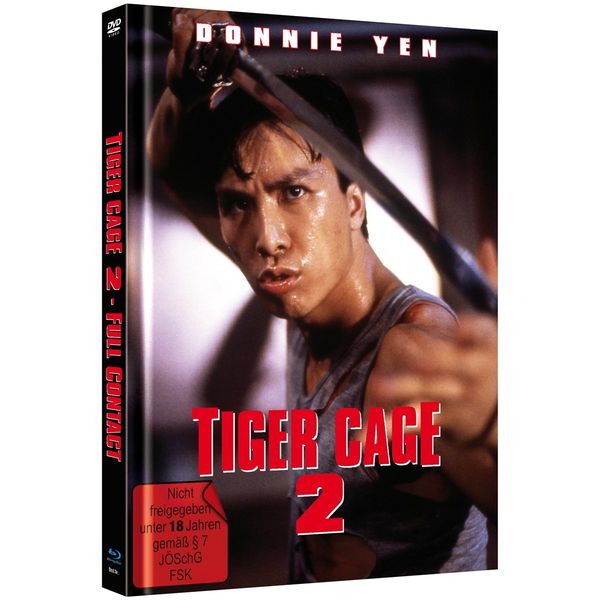 Produktbild: Tiger Cage 2 aka Full Contact - Mediabook - Limitiert auf 1000 St&uuml;ck - Cover B (Blu-ray + DVD)
