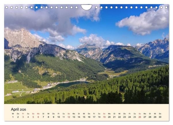 Produktbild: Sextner Dolomiten (Wandkalender 2026 DIN A4 quer), CALVENDO Monatskalender