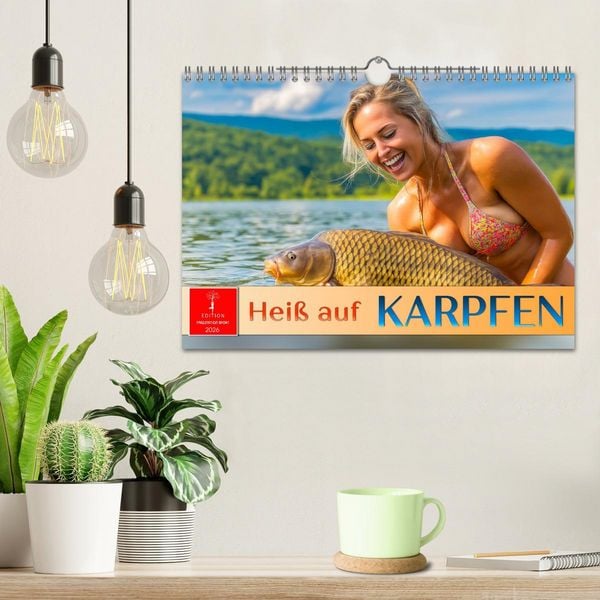 Produktbild: Hei&szlig; auf Karpfen (Wandkalender 2026 DIN A4 quer), CALVENDO Monatskalender