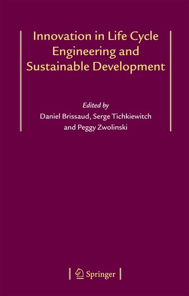 Produktbild: Innovation in Life Cycle Engineering and Sustainable Development