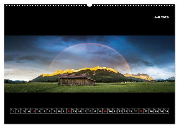 Produktbild: Weitblicke - Panoramen (hochwertiger Premium Wandkalender 2026 DIN A2 quer), Kunstdruck in Hochglanz