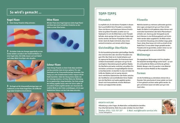 Produktbild: Filz-Minis mit Naturmaterial (kreativ.kompakt.)