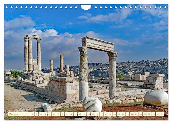 Produktbild: Urlaub in JORDANIEN (Wandkalender 2026 DIN A4 quer), CALVENDO Monatskalender