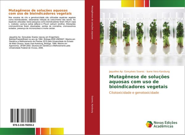 Produktbild: Mutag&ecirc;nese de solu&ccedil;&otilde;es aquosas com uso de bioindicadores vegetais
