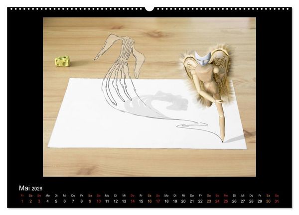 Produktbild: optische T&auml;uschungen 2026 (hochwertiger Premium Wandkalender 2026 DIN A2 quer), Kunstdruck in Hochglanz