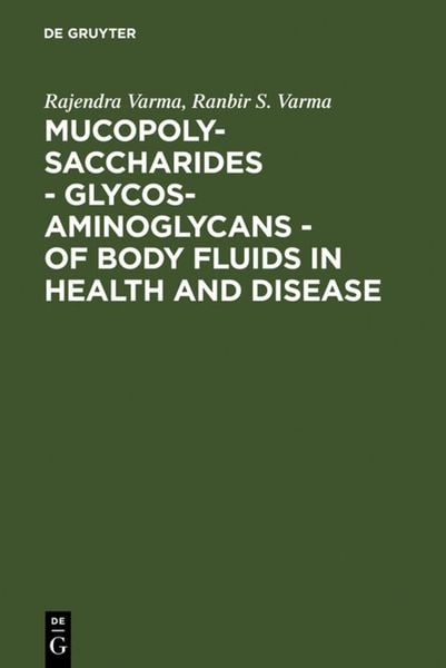 Produktbild: Mucopolysaccharides - Glycosaminoglycans - of body fluids in health and disease