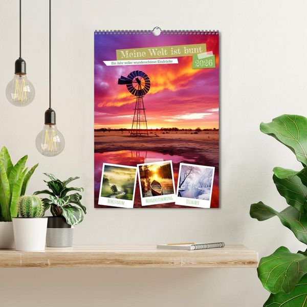 Produktbild: Meine Welt ist bunt (Wandkalender 2026 DIN A3 hoch), CALVENDO Monatskalender