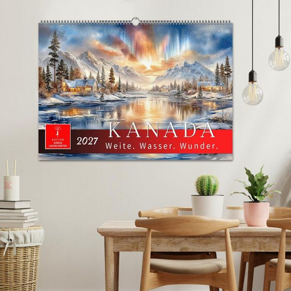 Produktbild: Kanada - Weite, Wasser, Wunder (Wandkalender 2027 DIN A2 quer), CALVENDO Monatskalender