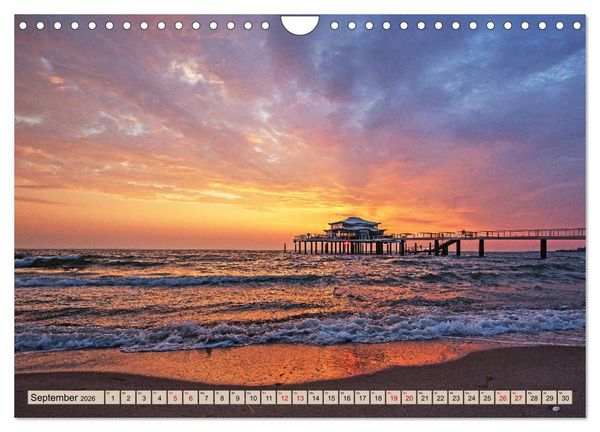 Produktbild: Timmendorfer Strand - Urlaubsparadies an der Ostsee (Wandkalender 2026 DIN A4 quer), CALVENDO Monatskalender