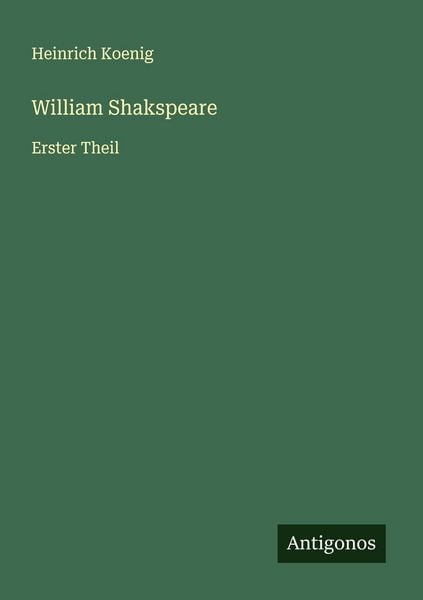 Produktbild: William Shakspeare