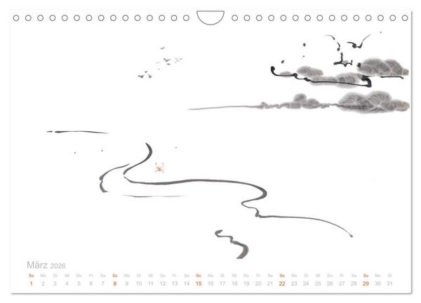 Produktbild: Simply Black and White/ Einfach Schwarz und Weiss - Kunst (Wandkalender 2026 DIN A4 quer), CALVENDO Monatskalender