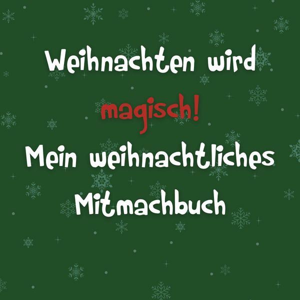 Produktbild: Mein weihnachtliches Mitmachbuch