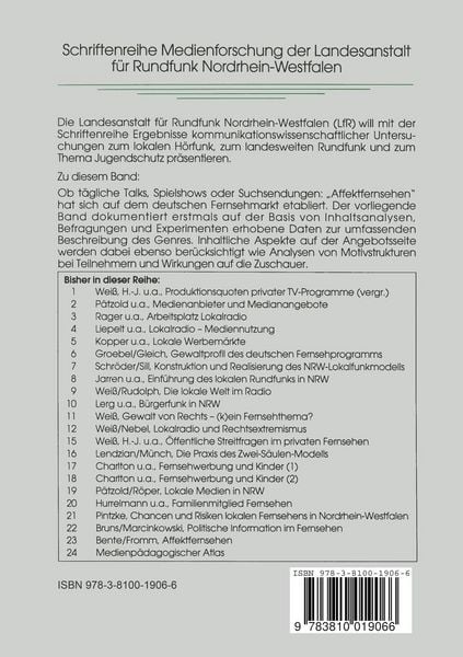 Produktbild: Affektfernsehen