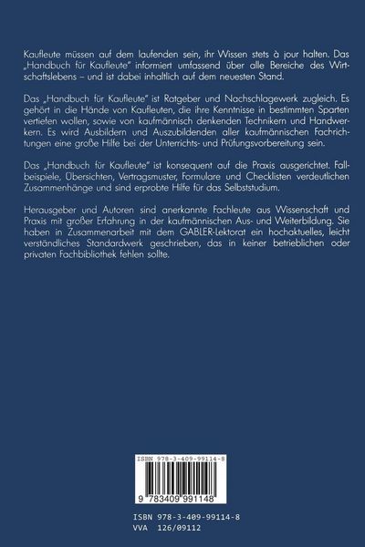 Produktbild: Handbuch f&uuml;r Kaufleute