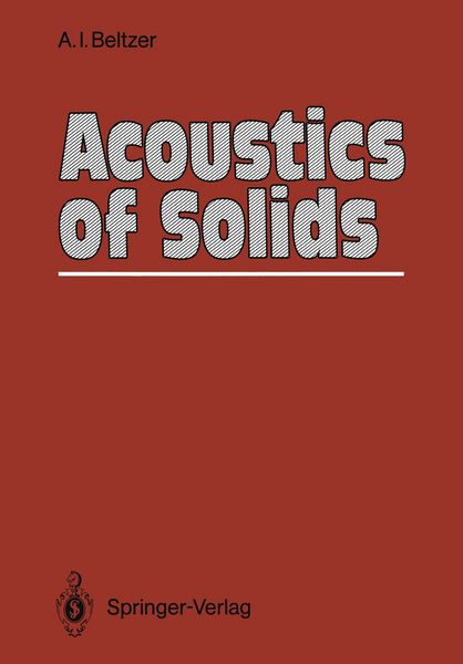Produktbild: Acoustics of Solids
