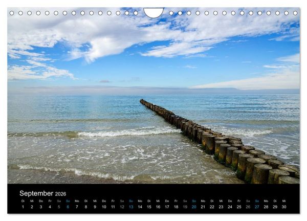 Produktbild: Ostseestrand Graal-M&uuml;ritz (Wandkalender 2026 DIN A4 quer), CALVENDO Monatskalender