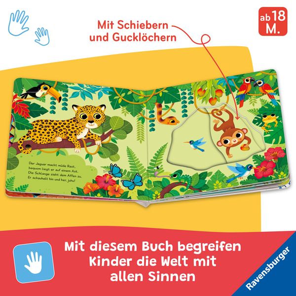 Produktbild: Mein Schiebe-Mitmachbuch - Wilde Tiere
