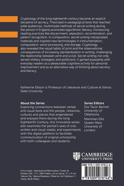 Produktbild: Secret Writing in the Long Eighteenth Century