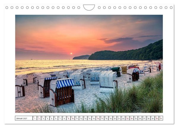 Produktbild: Impressionen von der Ostseeinsel R&uuml;gen (Wandkalender 2027 DIN A4 quer), CALVENDO Monatskalender