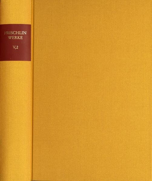 Produktbild: Nicodemus Frischlin: S&auml;mtliche Werke / Band V,2: Lyrik II (1573&ndash;1577)