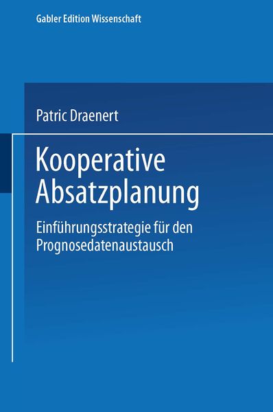 Produktbild: Kooperative Absatzplanung