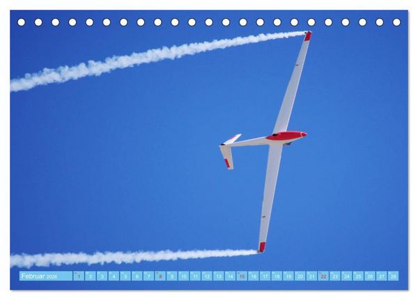 Produktbild: Segelflug - Den Traum vom Fliegen erf&uuml;llen (Tischkalender 2026 DIN A5 quer), CALVENDO Monatskalender