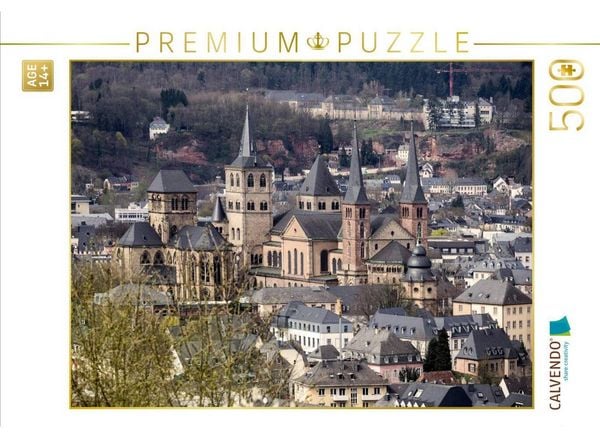 CALVENDO Puzzle Blick vom Petrisberg auf den Dom | 500 Teile Lege-Größe 48 × 36 cm Foto-Puzzle für Erwachsene