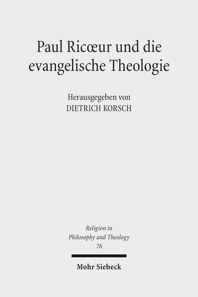 Produktbild: Paul Ricoeur und die evangelische Theologie