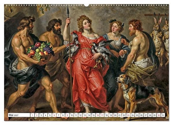 Produktbild: Mythologische Geschichten in barocker Pracht (hochwertiger Premium Wandkalender 2027 DIN A2 quer), Kunstdruck in Hochglanz