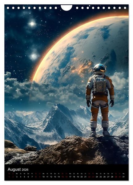 Produktbild: Per Anhalter durch den Alpha Quadranten (Wandkalender 2026 DIN A4 hoch), CALVENDO Monatskalender