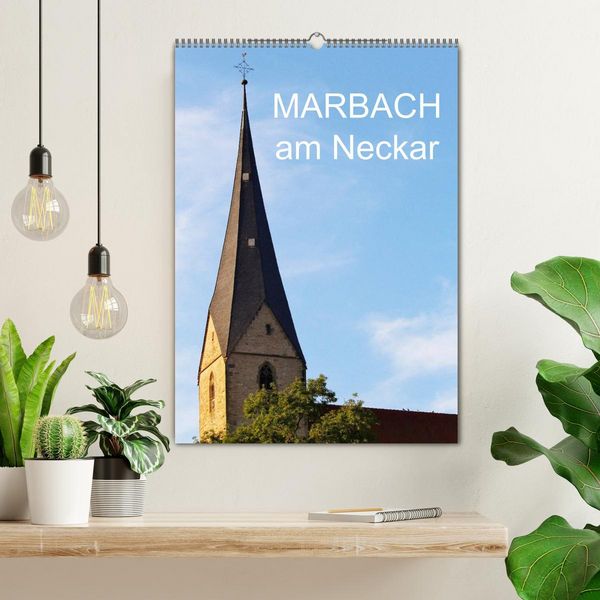 Produktbild: Marbach am Neckar (Wandkalender 2026 DIN A2 hoch), CALVENDO Monatskalender