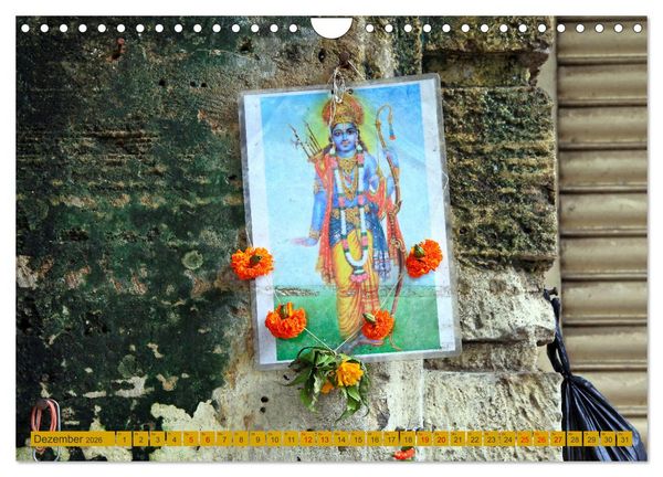 Produktbild: Indien - Hinduismus (Wandkalender 2026 DIN A4 quer), CALVENDO Monatskalender
