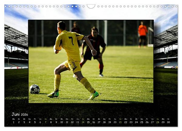 Produktbild: Fu&szlig;ball regiert die Welt (Wandkalender 2026 DIN A3 quer), CALVENDO Monatskalender