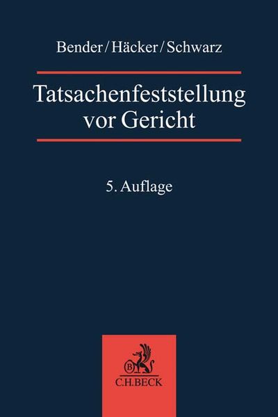 Produktbild: Tatsachenfeststellung vor Gericht