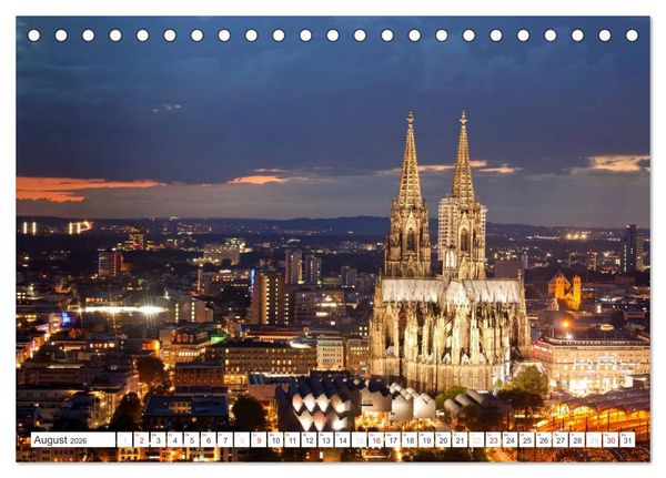 Produktbild: Nordrhein-Westfalen (Tischkalender 2026 DIN A5 quer), CALVENDO Monatskalender