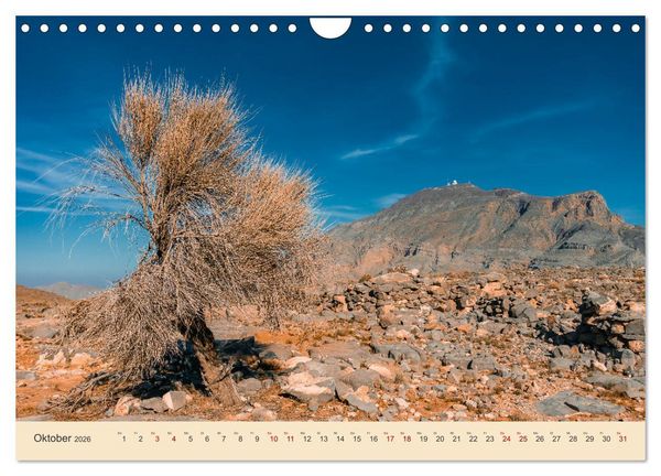 Produktbild: Musandam - Die omanische Exklave im geheimnisvollen Orient (Wandkalender 2026 DIN A4 quer), CALVENDO Monatskalender