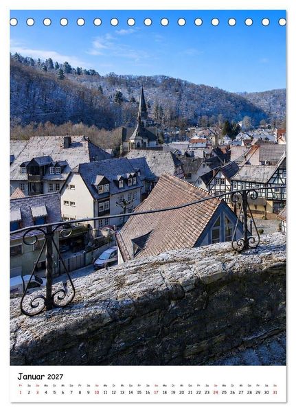 Produktbild: Burgstadt Eppstein (Tischkalender 2027 DIN A5 hoch), CALVENDO Monatskalender
