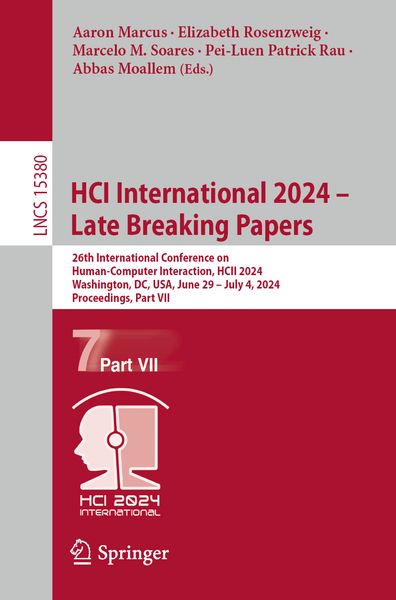 Produktbild: HCI International 2024 &ndash; Late Breaking Papers