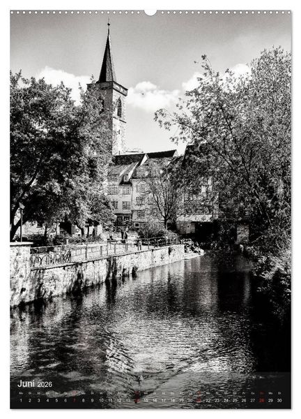 Produktbild: Ein Blick auf Erfurt (Wandkalender 2026 DIN A2 hoch), CALVENDO Monatskalender
