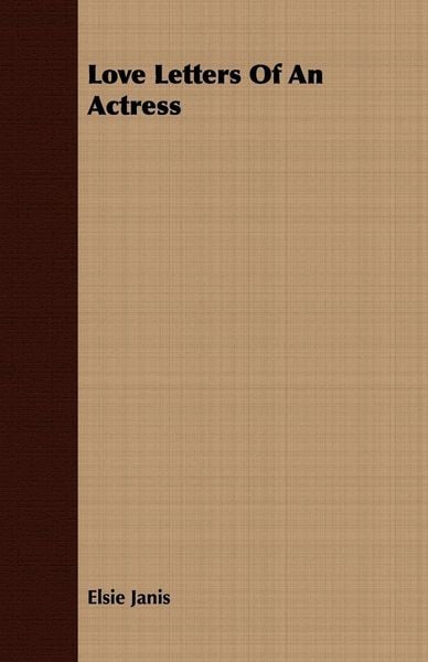 Produktbild: Love Letters of an Actress