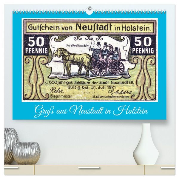 Produktbild: Gru&szlig; aus Neustadt in Holstein (hochwertiger Premium Wandkalender 2026 DIN A2 quer), Kunstdruck in Hochglanz