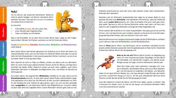 Produktbild: Alle meine Z&auml;hne - Der ultimative Zahnkalender f&uuml;r alle deine Milchz&auml;hne, Wackelz&auml;hne und bleibenden Z&auml;hne