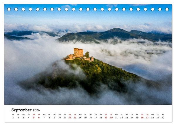 Produktbild: Pf&auml;lzer Burgen (Tischkalender 2026 DIN A5 quer), CALVENDO Monatskalender