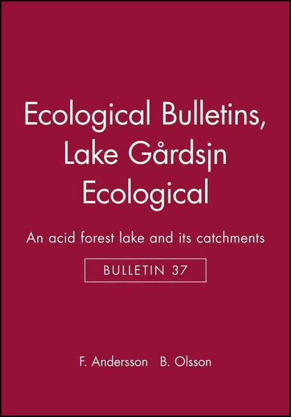 Produktbild: Ecological Bulletins, Lake G&aring;rdsj&ouml;n Ecological