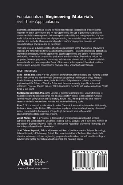 Produktbild: Functionalized Engineering Materials and Their Applications