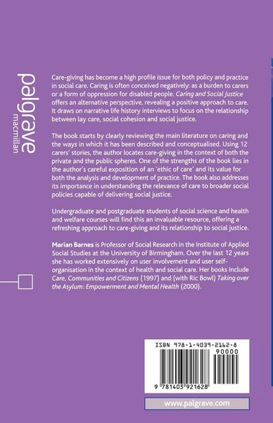 Produktbild: Caring and Social Justice