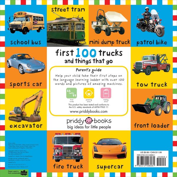 Produktbild: Big Board First 100 Trucks and Things That Go