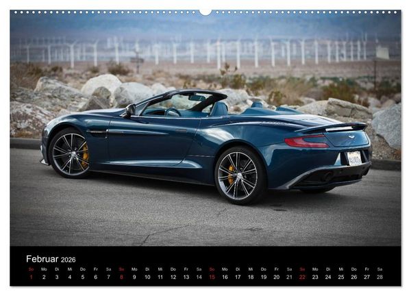 Produktbild: Aston Martin Vanquish Volante (Wandkalender 2026 DIN A2 quer), CALVENDO Monatskalender